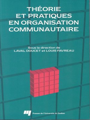cover image of Théorie et pratiques en organisation communautaire